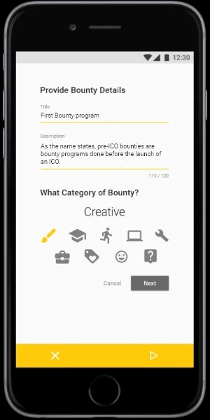 Create/Edit Bounties