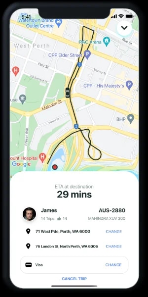 Live tracking