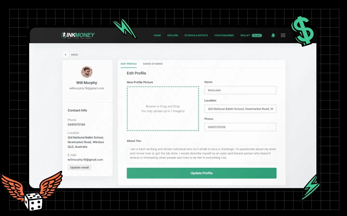 Settings & Profile