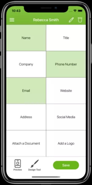 Create Card Screen