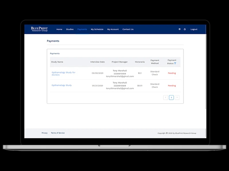 Payment History