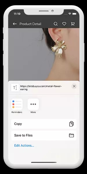 Product Link Sharing
