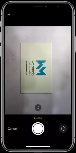 Scan Business Cards