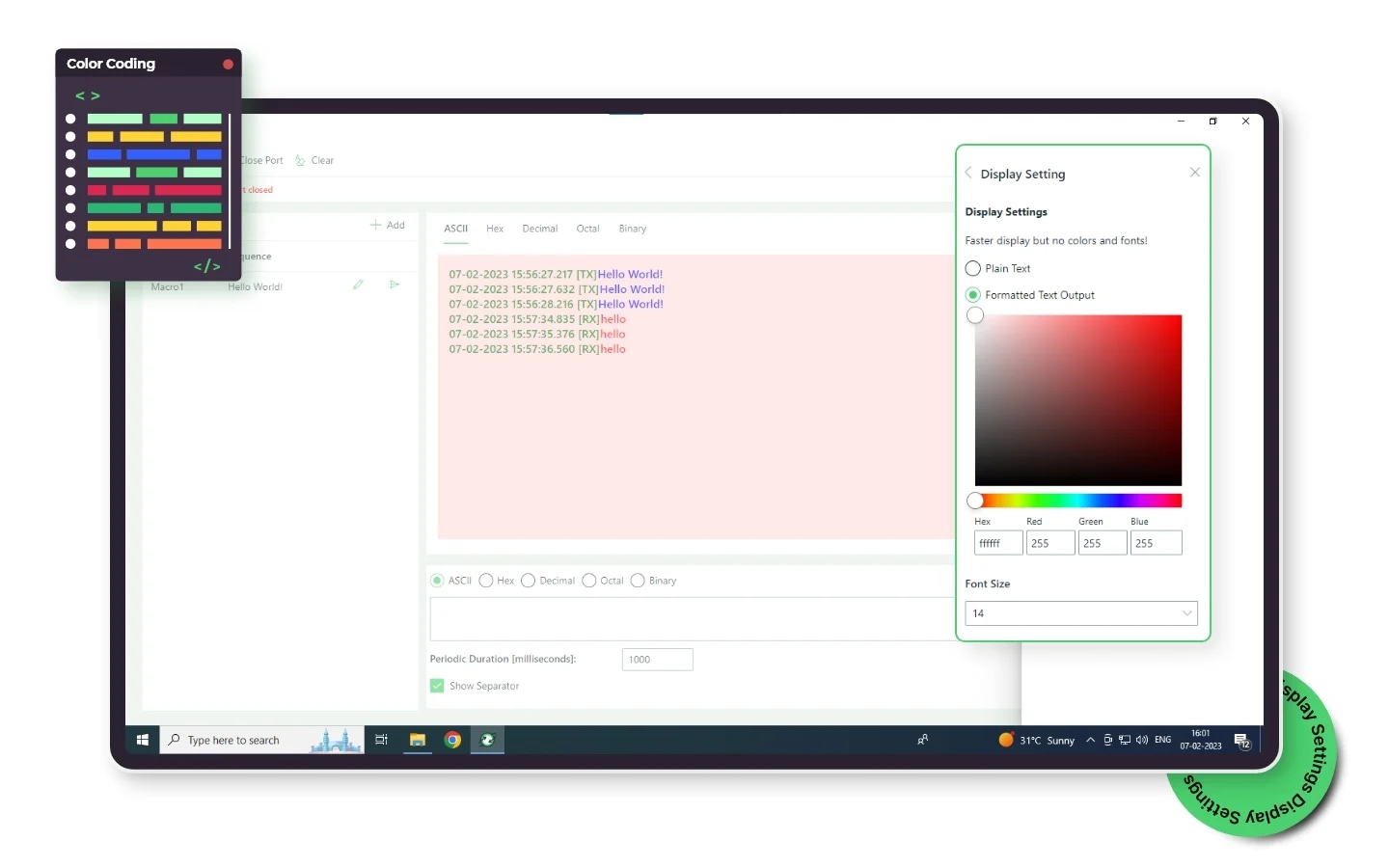 Display Settings