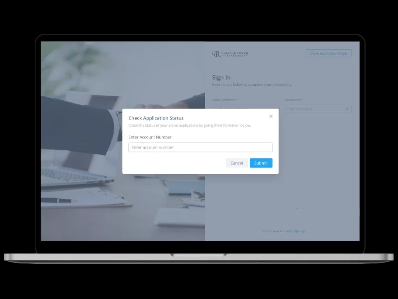Track the application