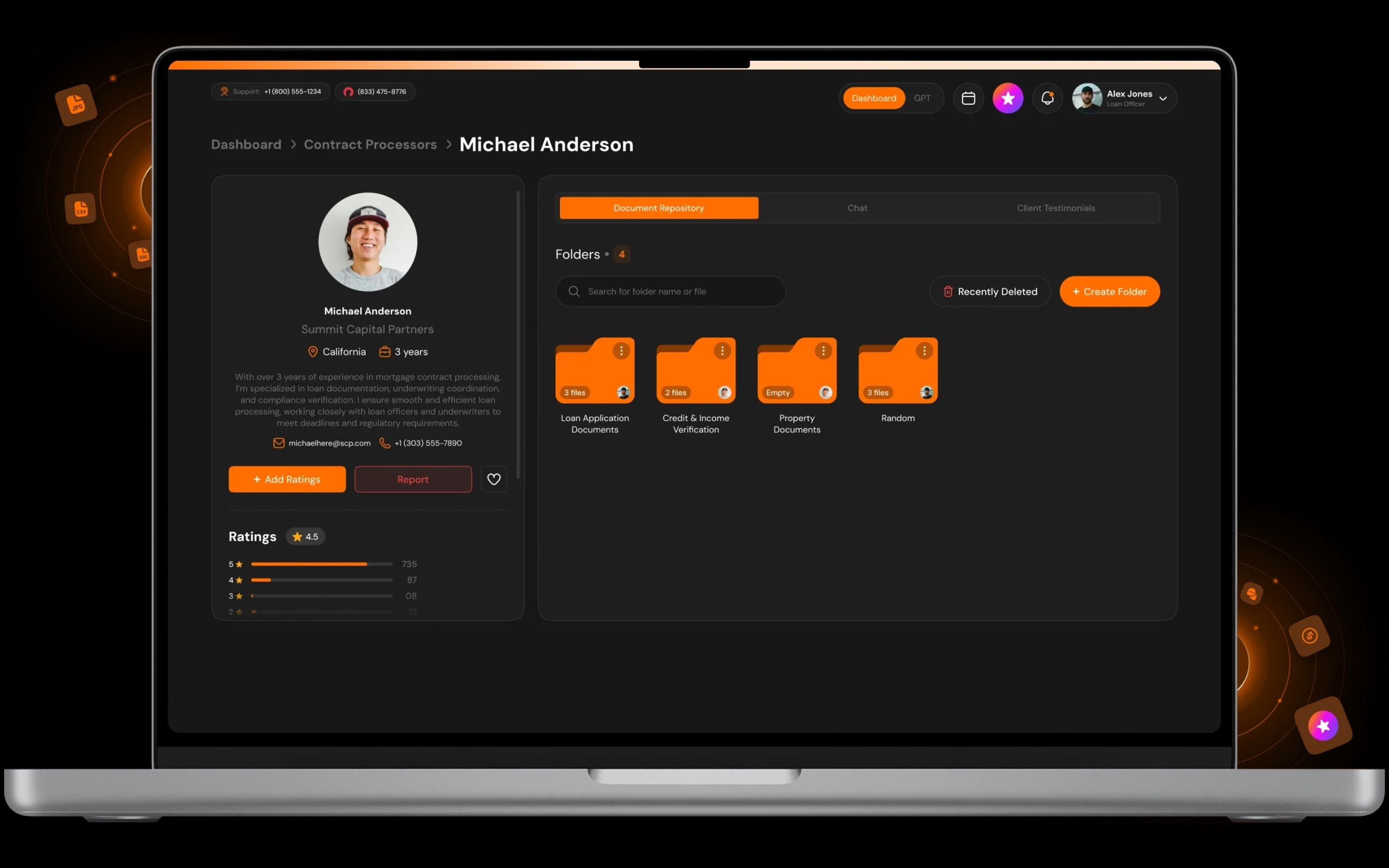 Document Exchange & Folder Collaboration