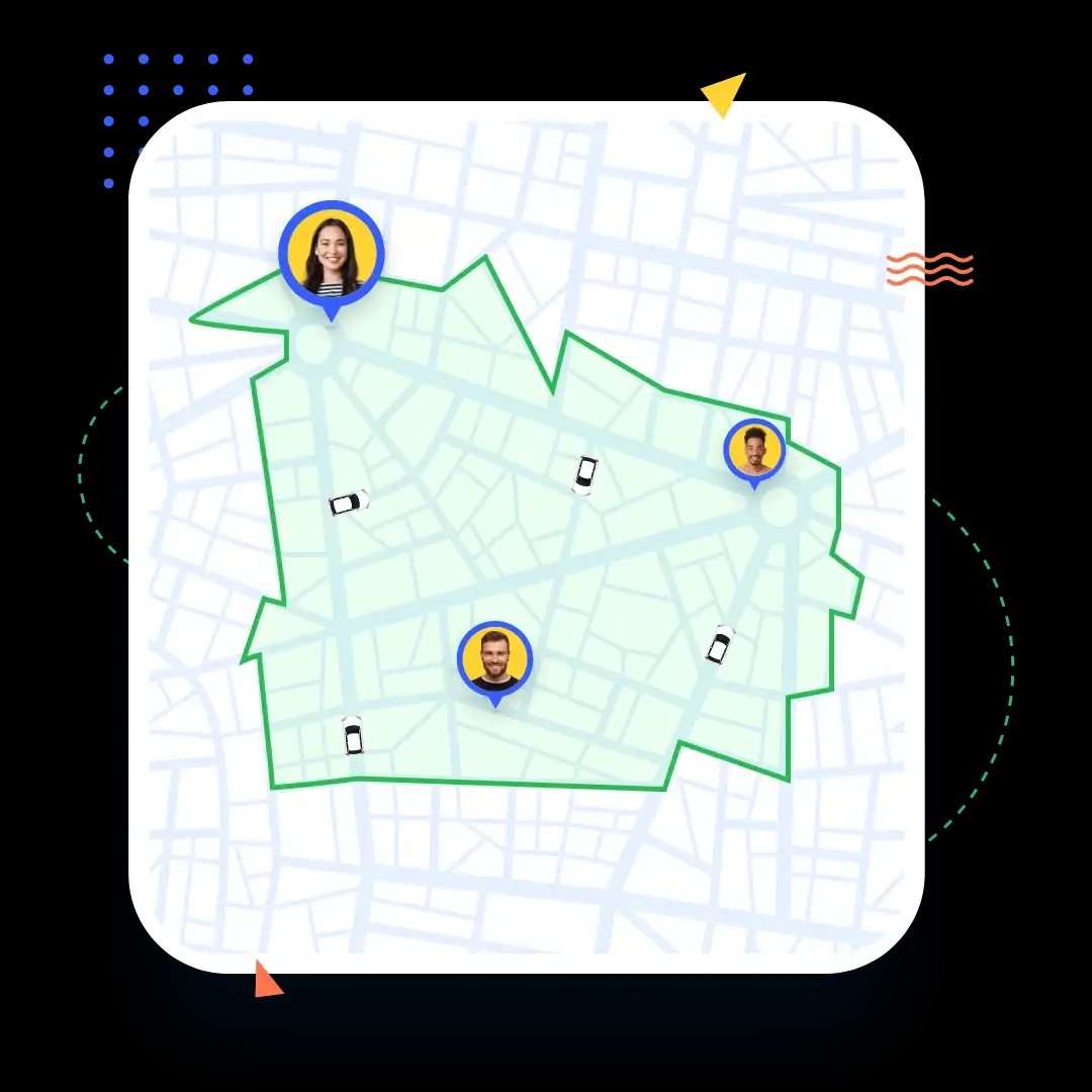 Set Geofence Area for Riders & Drivers