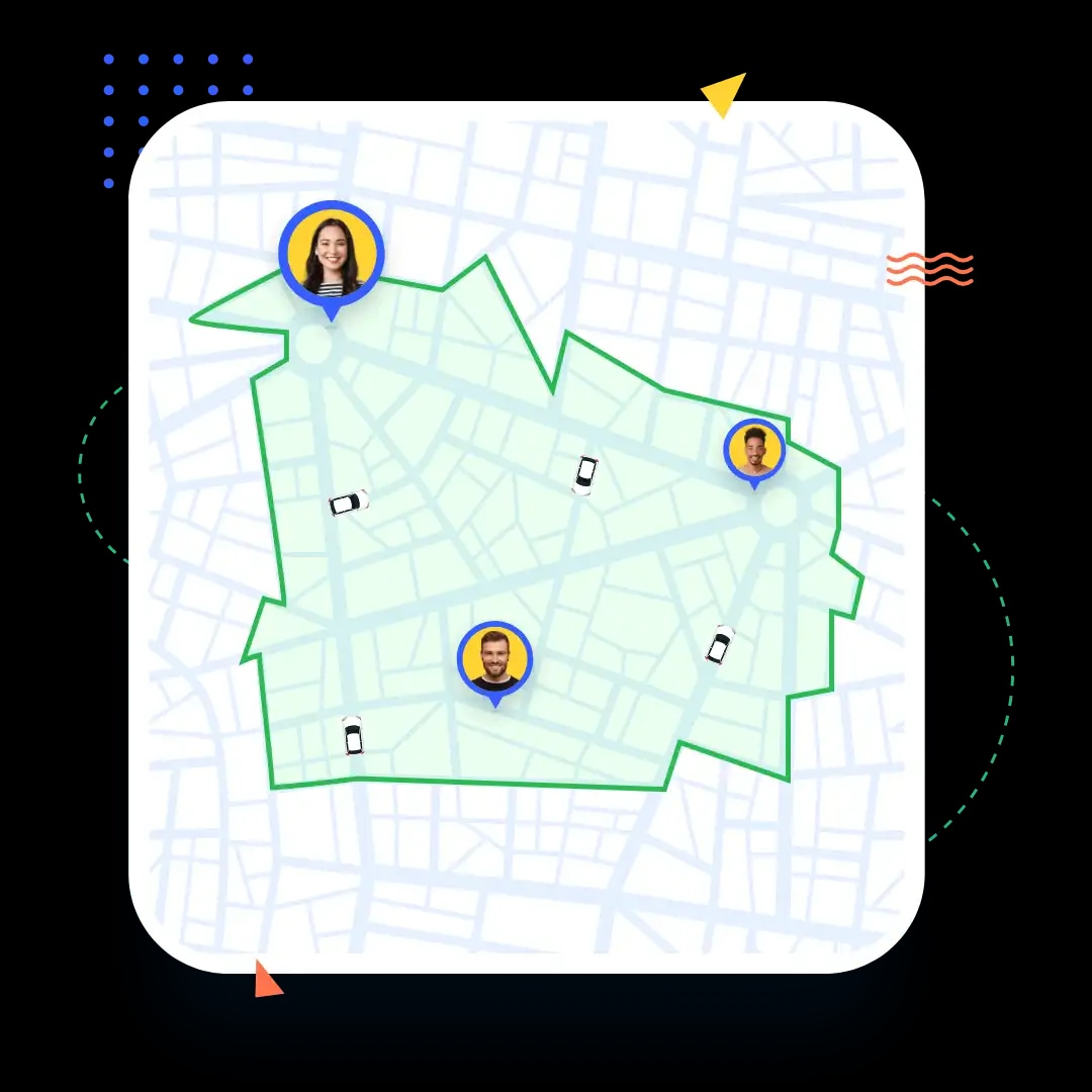 Set Geofence Area for Riders & Drivers