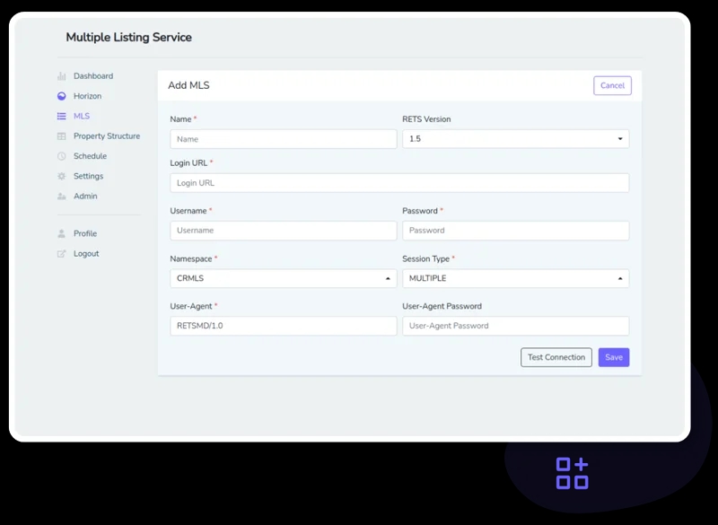 Add / Update MLS Details Into MLS Admin