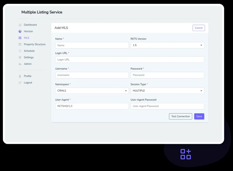 Add / Update MLS Details Into MLS Admin