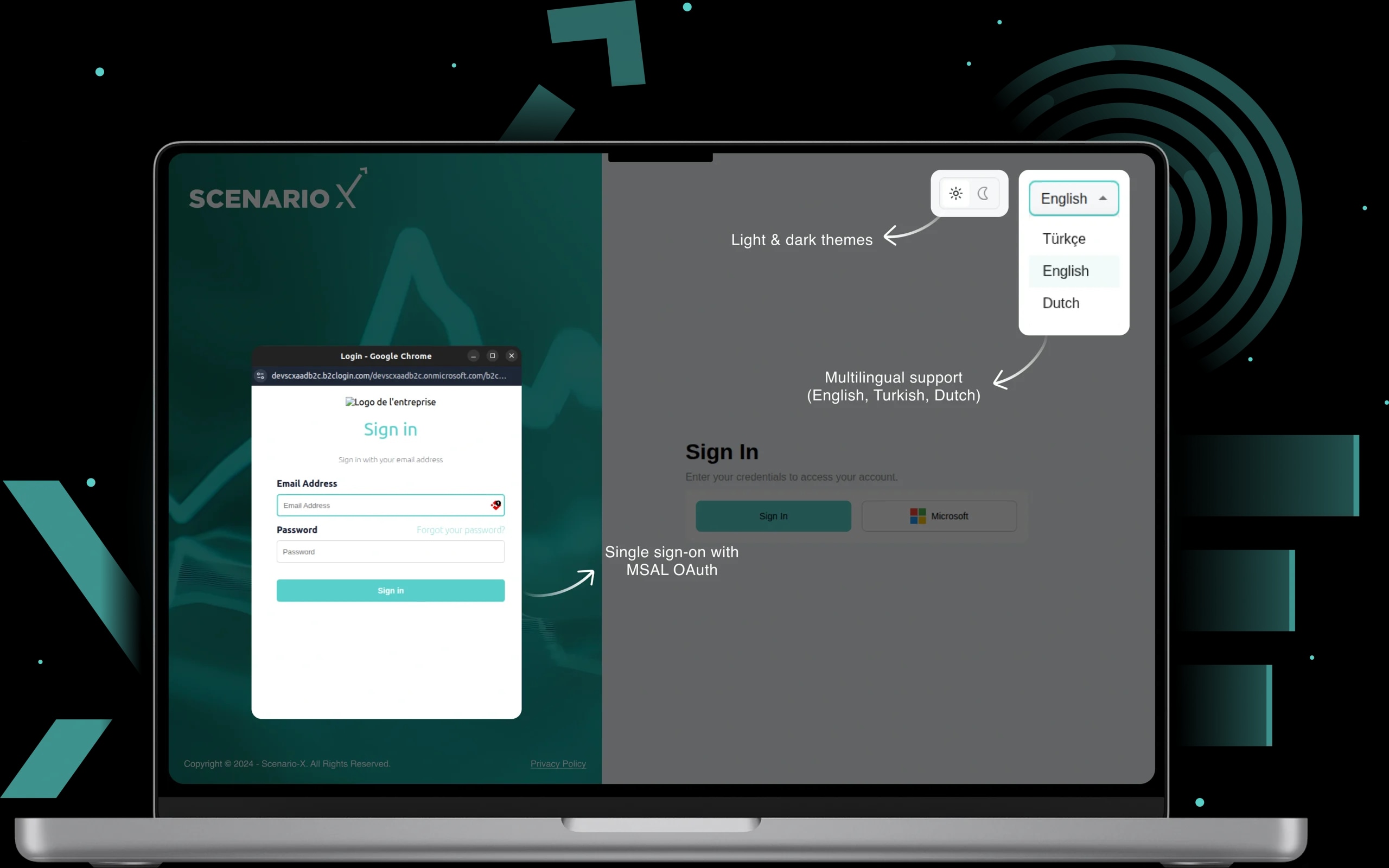 Authentication along with multilingual support