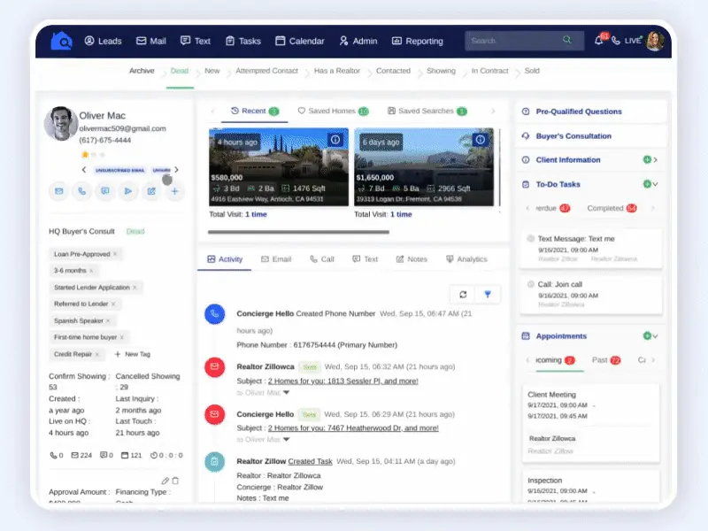 Contact management