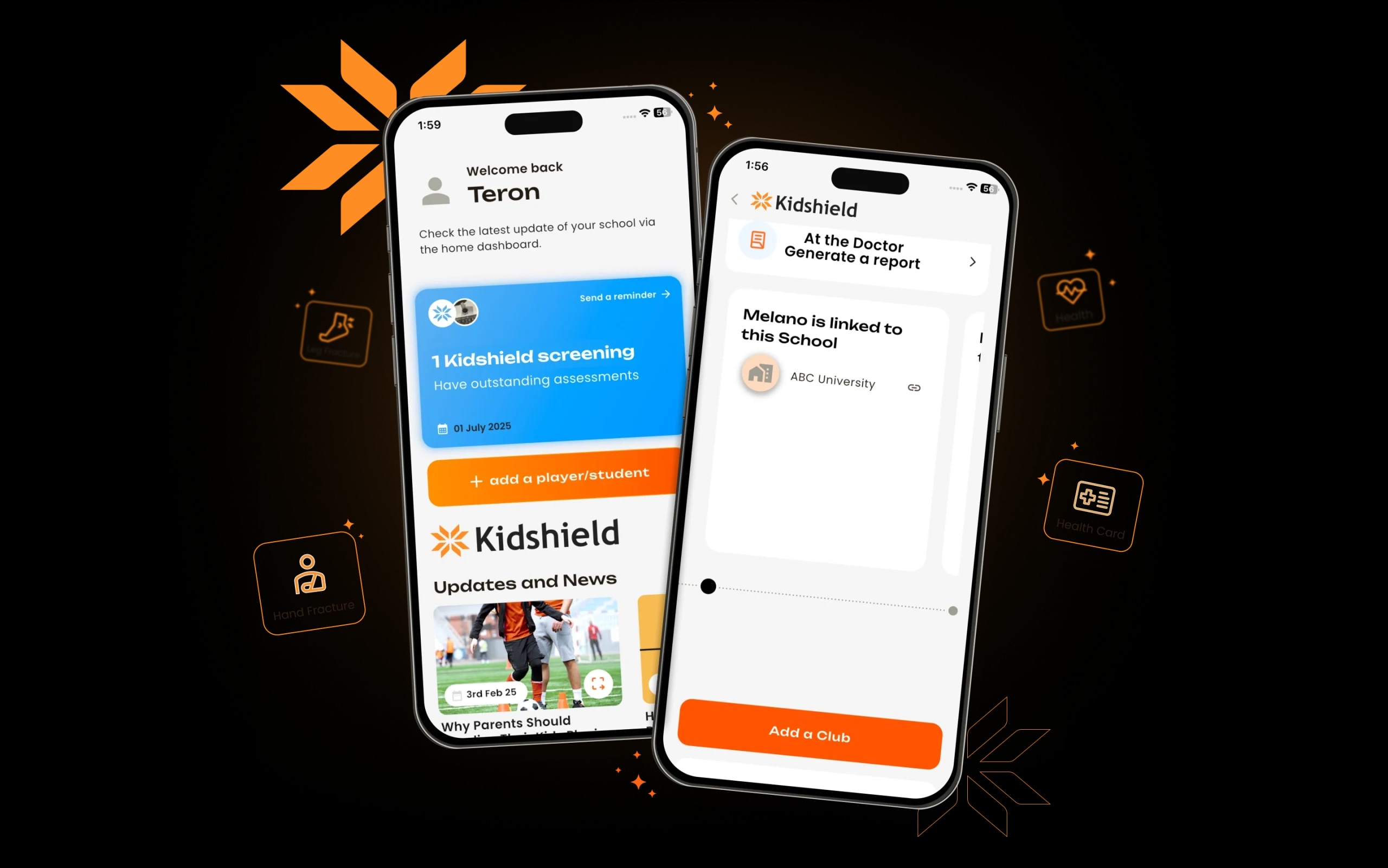 Dedicated School and Club Admin Accounts with Communication Tools