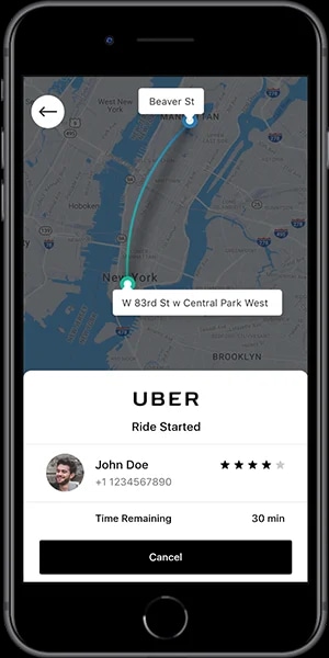 Ride Started