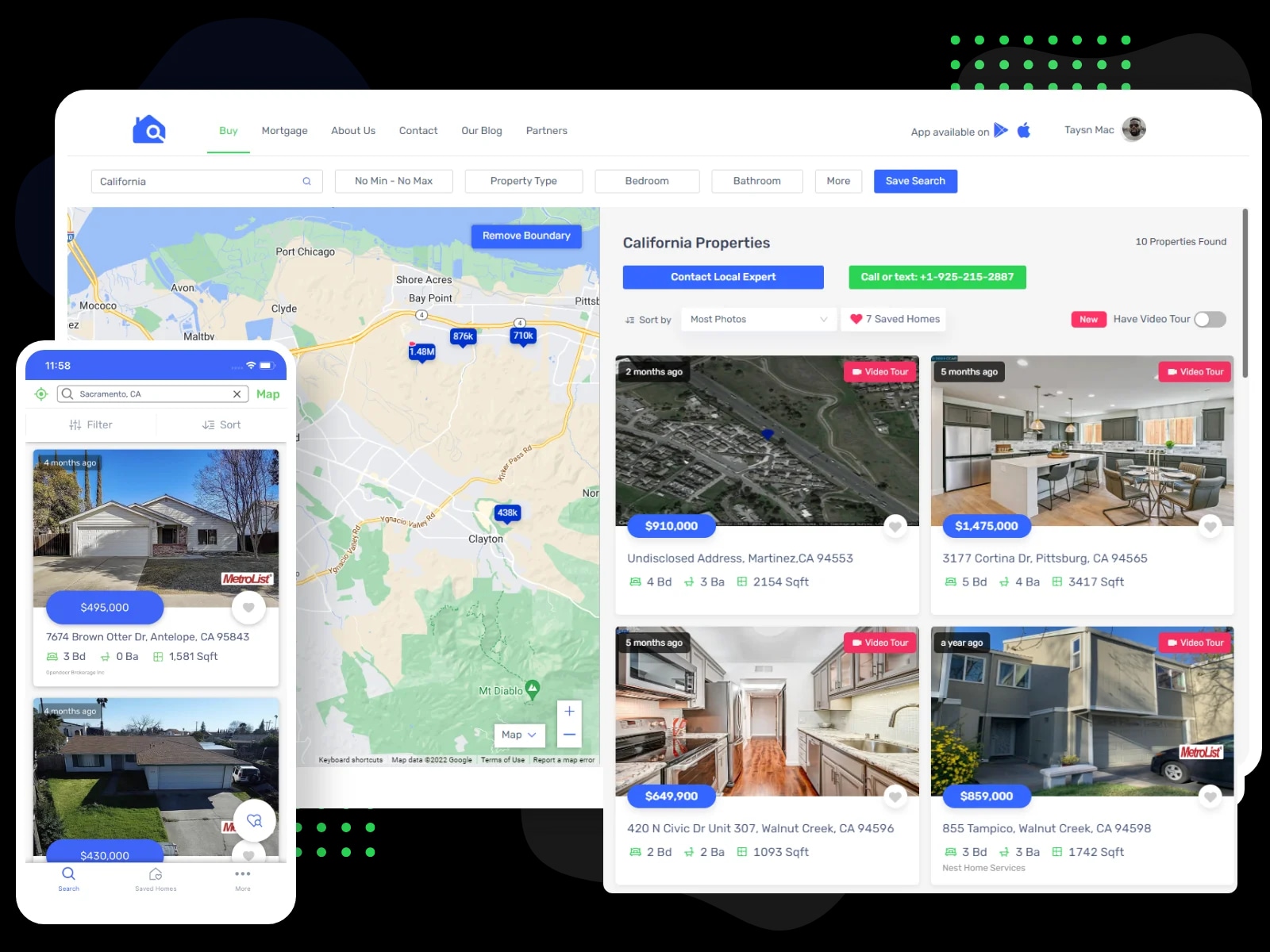 Map/ List View
