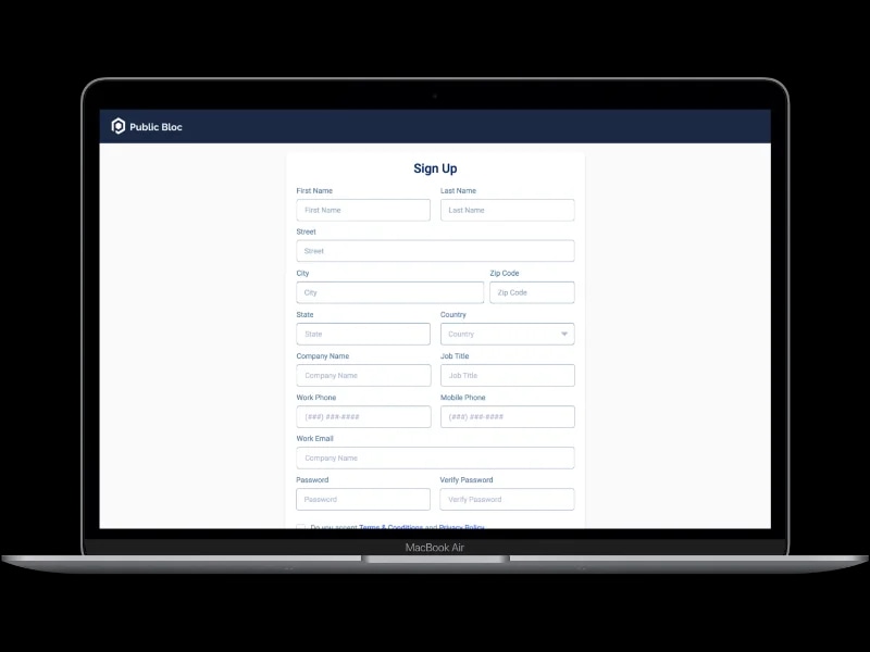 Registration Form