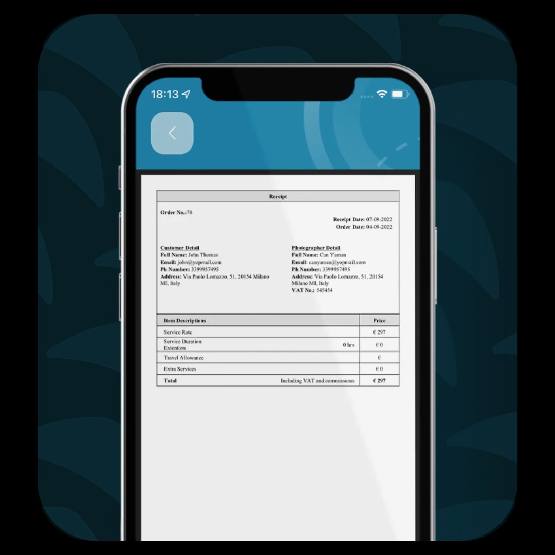 Payment Invoice