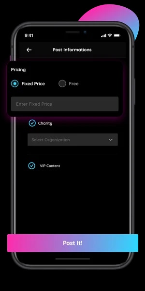 Pricing for Post & Stream