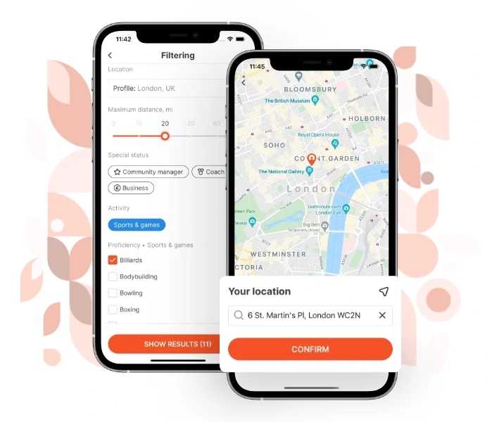 Search Nearby Round