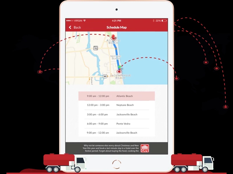 Show Delivery Route
