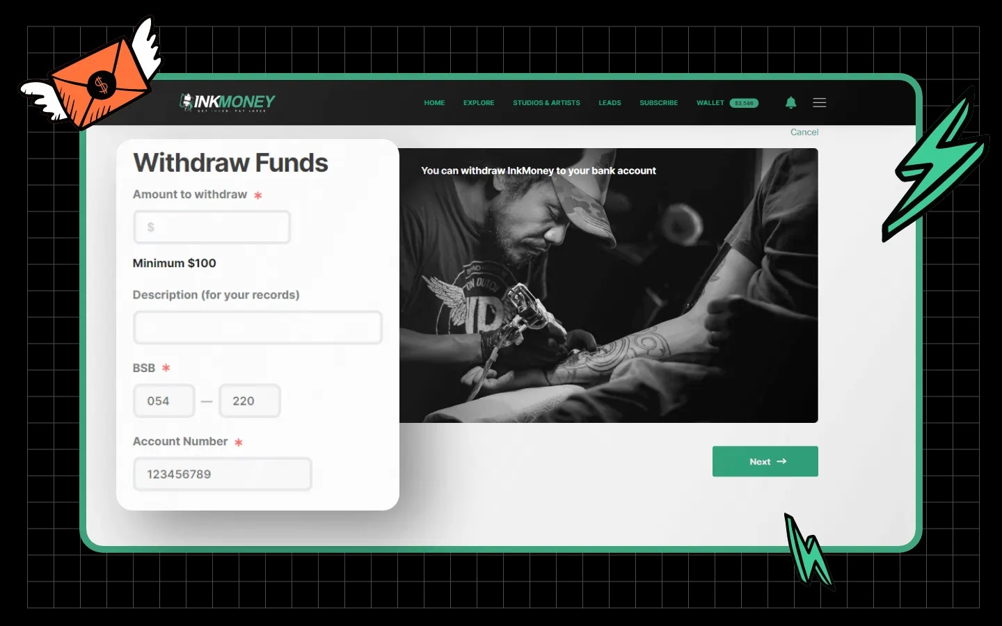 Withdraw Funds