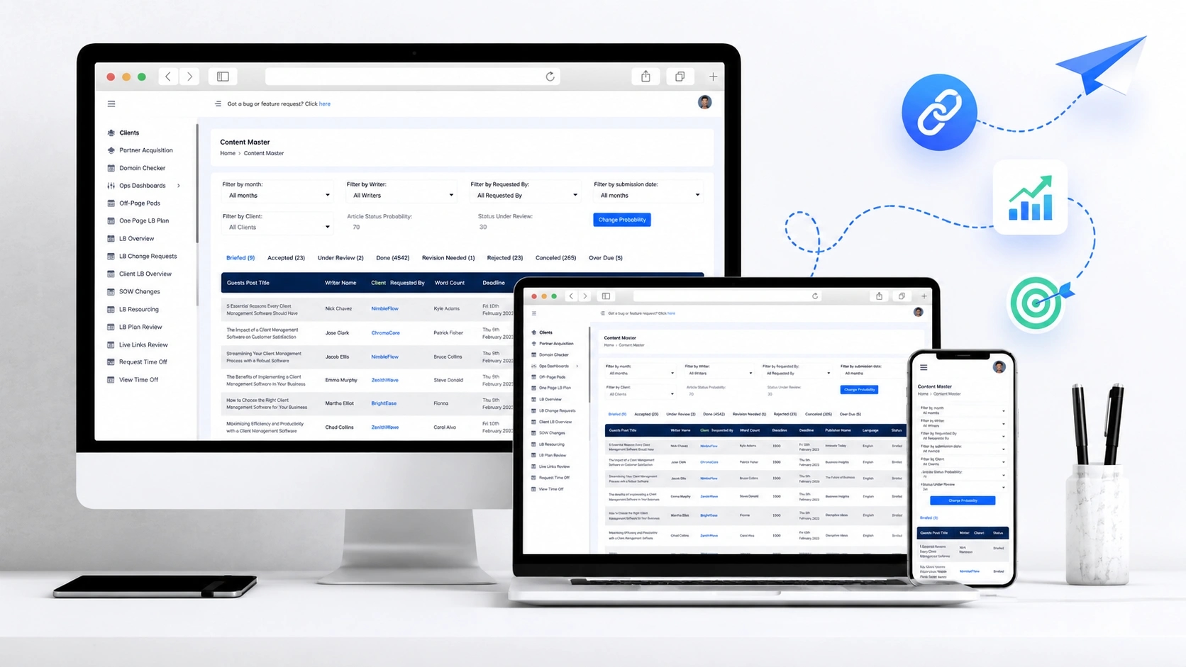 SEO & Link Building Software Tool