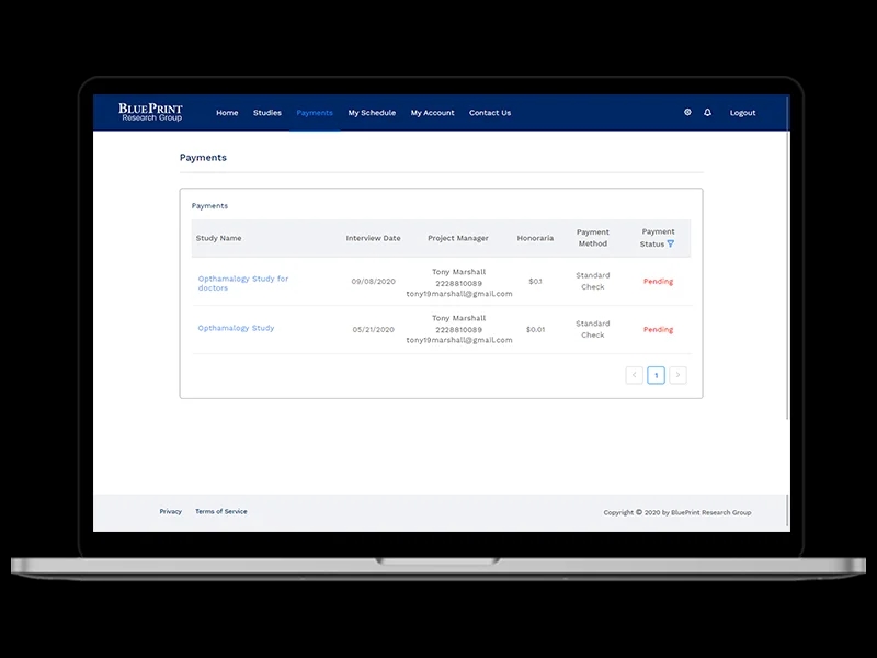 Payment History