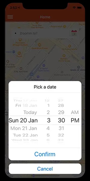 Select Date and Time
