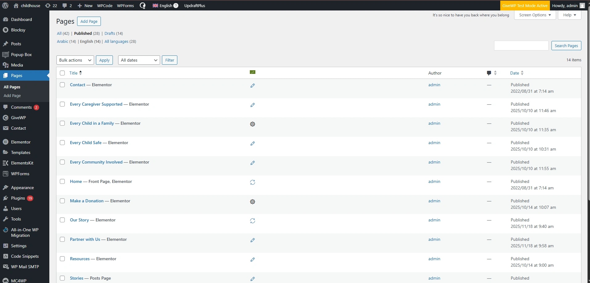 Modular, Easily Editable CMS Structure