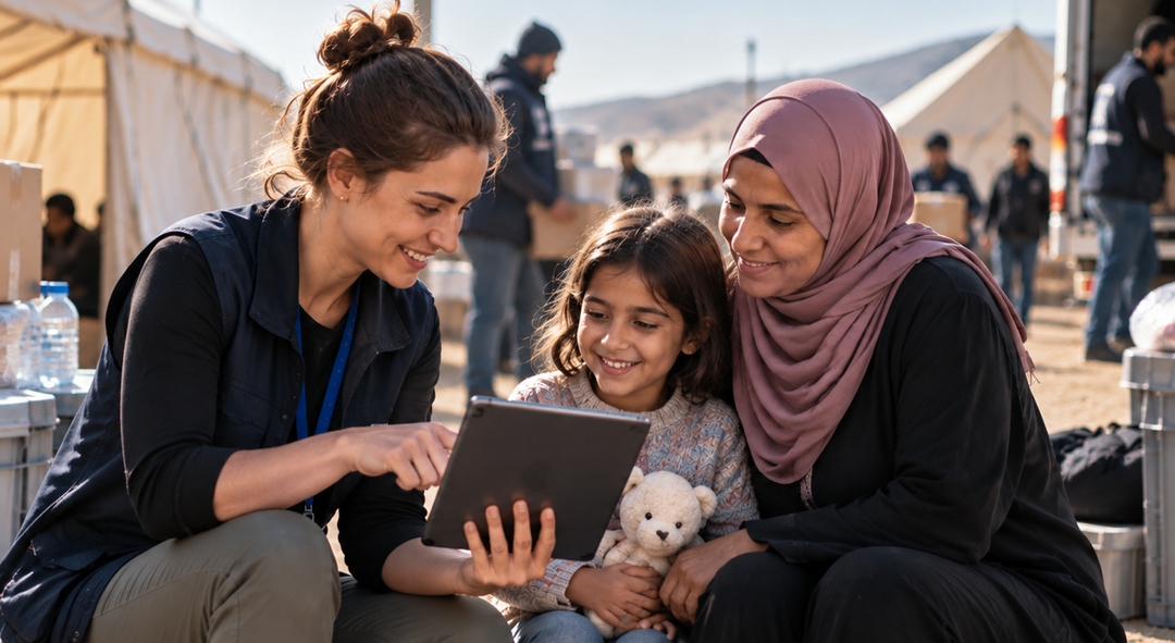 Bilingual humanitarian platform