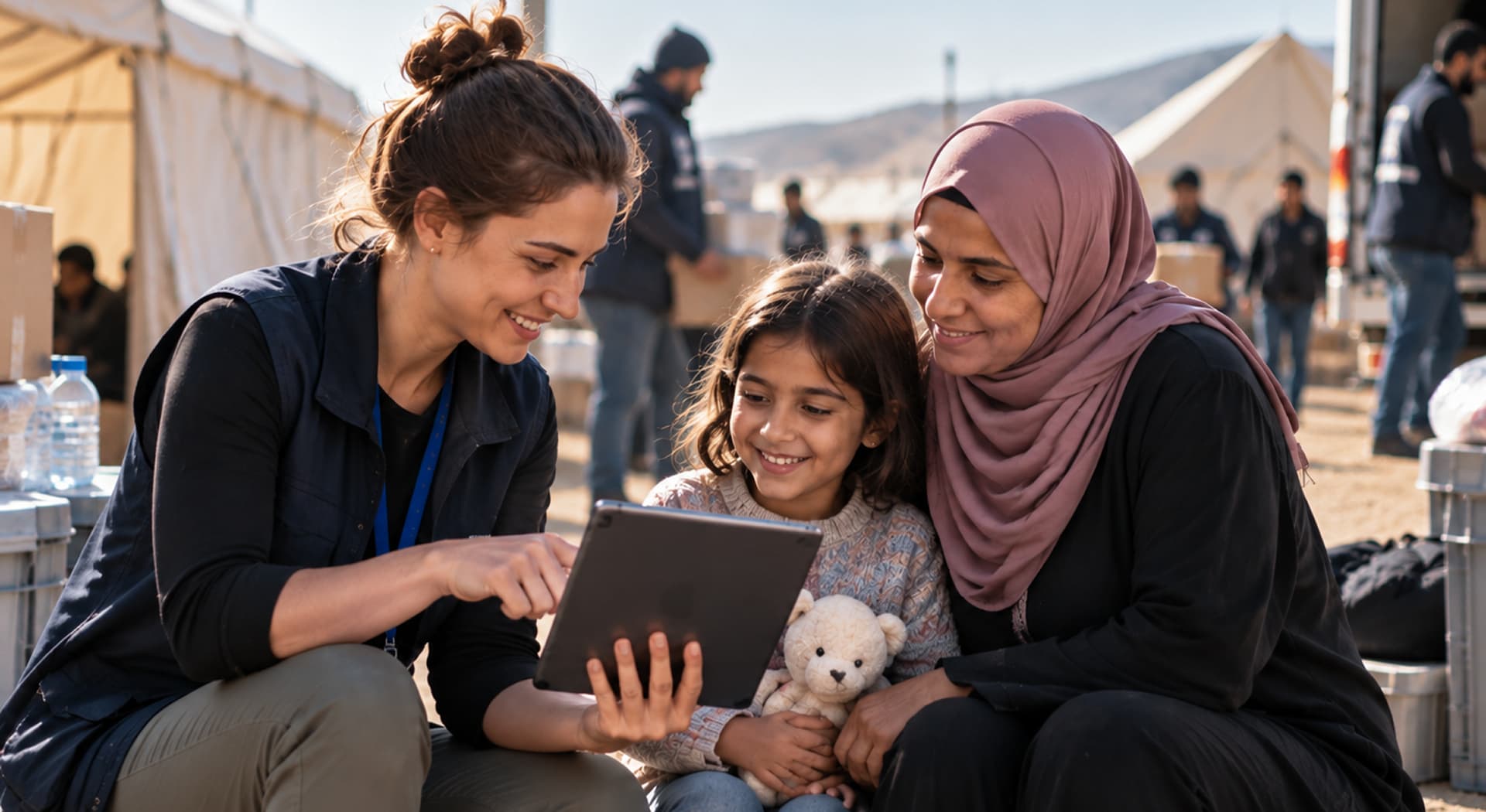 Bilingual humanitarian platform
