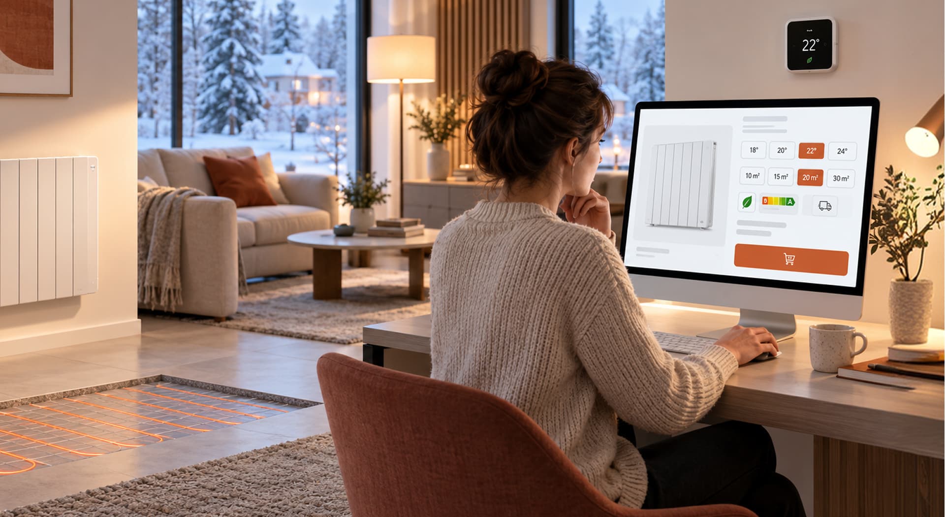 Ecommerce Website for Electric Heating System