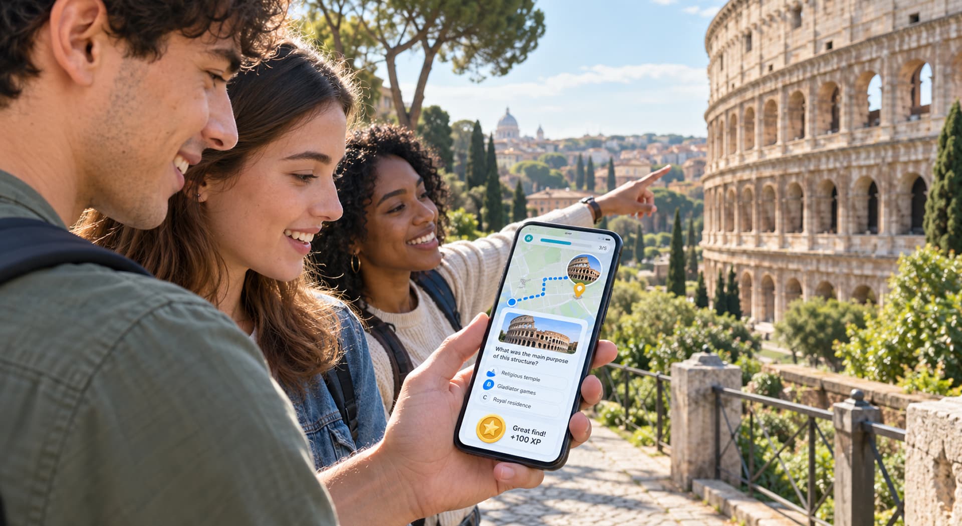 Location-Based Educational Game App