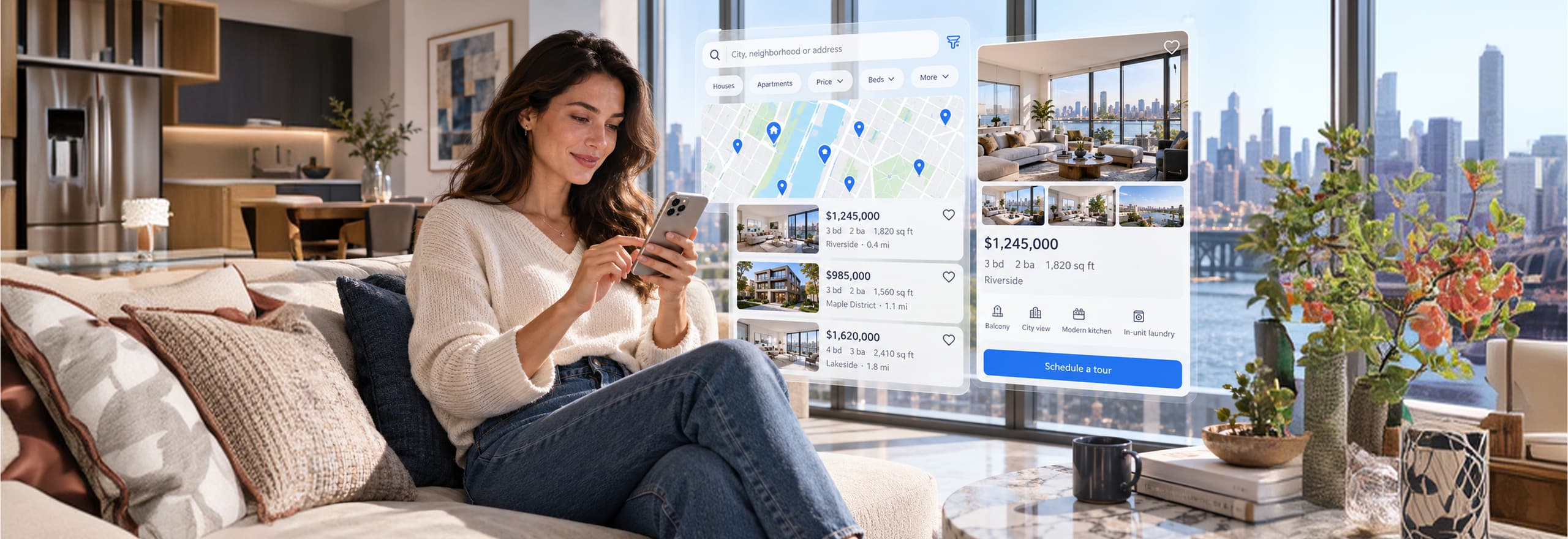 A Zillow-Style Real Estate App with MLS-Synced Listings: HouzQuest